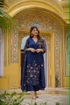 KF 313 Kalaai Pv Chanderi Embroidery Kurti With Bottom Dupatta
